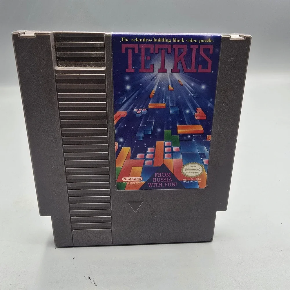 Tetris Nintendo Entertainment System NES 1989 Video Game Cartridge Authentic